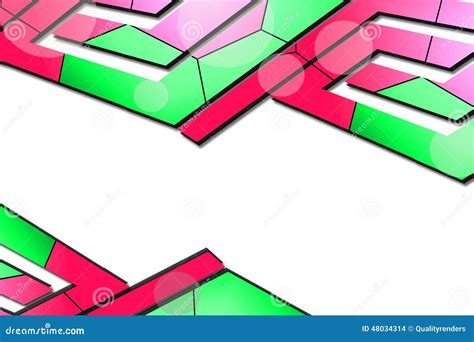 green  red lines abstract background stock illustration