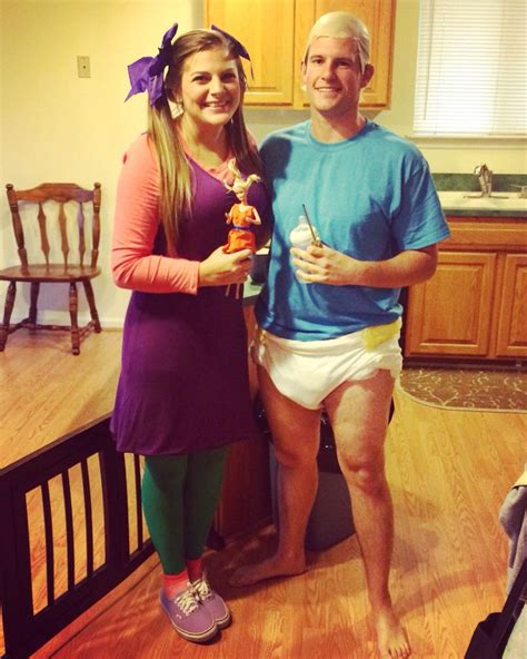 Halloween Angelica And Tommy Pickles Rugrats Costume Couple Rugrats