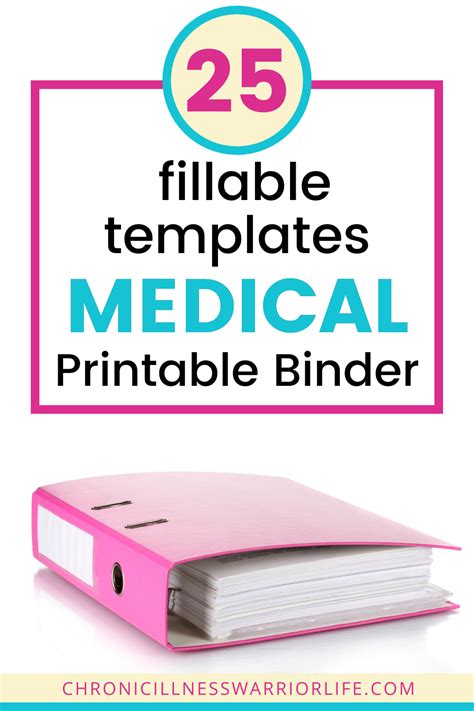 printable medical binder