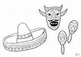 Coloring Pages Mariachi Kids Pinata Printable Getcolorings sketch template