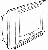 Televisores Televisor Dibujar sketch template