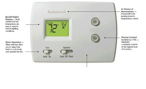 honeywell  programmable heat pump  heat  cool pro  thd   gas