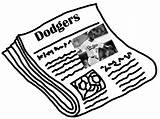 Coloring Pages Dodgers Angeles Los Getdrawings sketch template