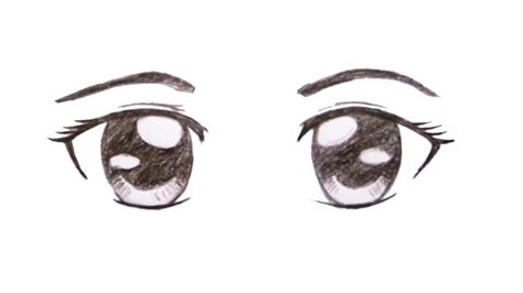 menggambar anime hitam putih mata meaning imagesee