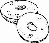 Bagel Onlycoloringpages sketch template