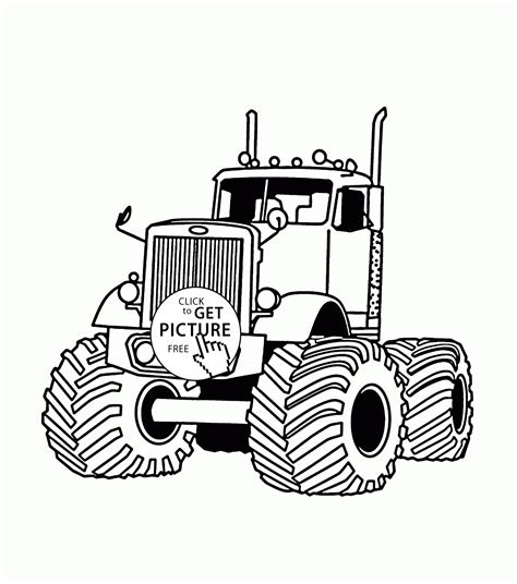 pin em monster truck coloring pages