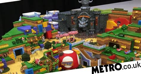 Leaked Super Nintendo World Theme Park Models Look Amazing