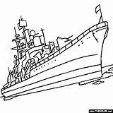 Coloring Battleship Navy Pages Boat Warship Ship Drawing Outline Clipart Naval Destroyer Printable Battleships Getdrawings Ships Boats Drawings Sovremenny Class sketch template