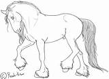 Coloring Pages Horse Draft Lineart Stallion Shire Rosela Horses Drawing Deviantart Drawings Head Printable Clydesdale Color Sketch Mona Lisa Friesian sketch template