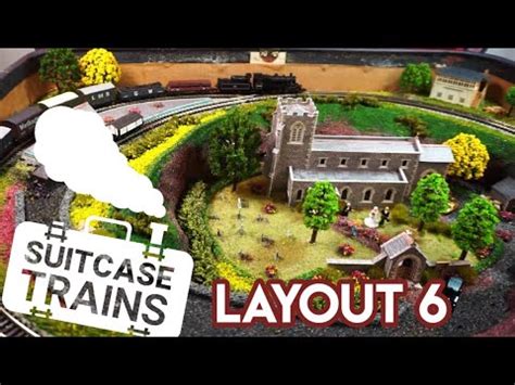 suitcase trains layout  sold youtube