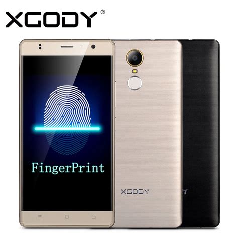 xgody smartphone fingerprint gb rom  ram quad core    android  mobile cell phone