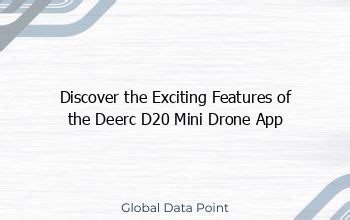 discover  exciting features   deerc  mini drone app global data point