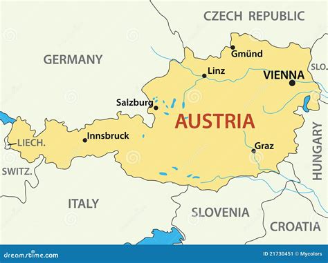 map austria