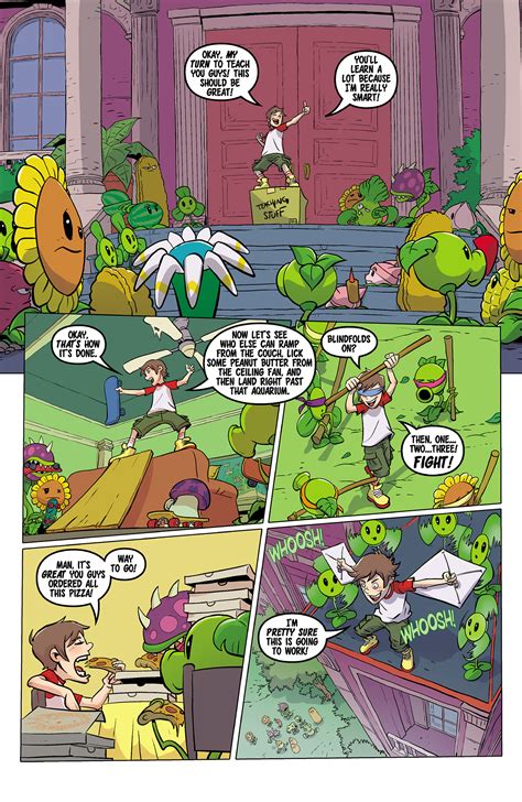 Plants Vs Zombies Grown Sweet Home Issue 4 Read Plants Vs Zombies