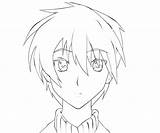 Clannad Okazaki Tomoya Smile Coloring Pages Another sketch template