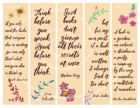 Inspirational Printable Bookmarks Printable Word Searches