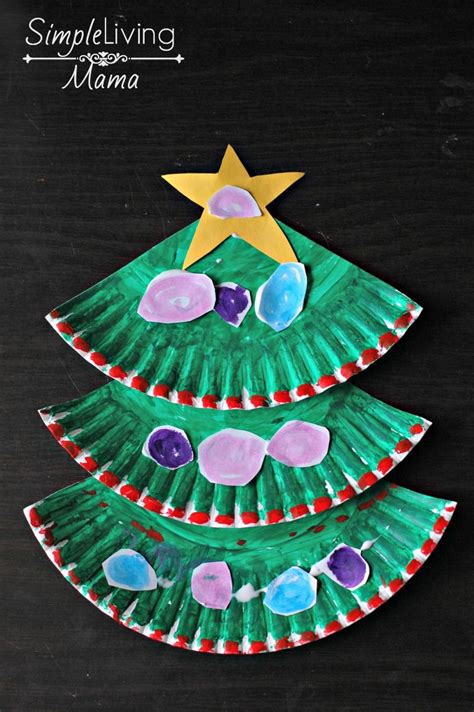 paper plate christmas tree craft christmas tree crafts christmas crafts  kids