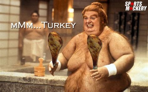Fat Ass Athletes Who Need To Relax On The Turkey This Year