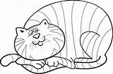 Fat Cat Coloring Pages Template sketch template