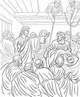 Jesus Heals Paralytic Pool Ausmalbilder Paralyzed Heilt Deaf Mute Supercoloring Printable Vergibt Schuld Ministry sketch template