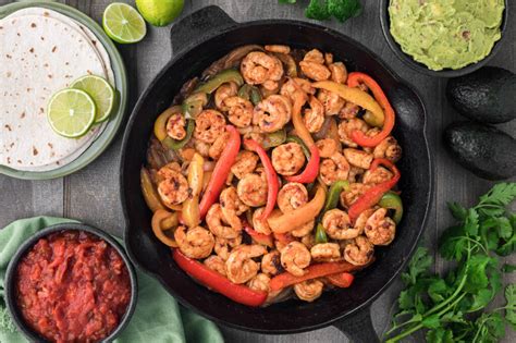 Quick And Easy Sizzlin Hot Skillet Shrimp Fajitas