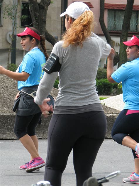 beautiful milf of wide hips and big ass in black lycra divine butts milf street candid and