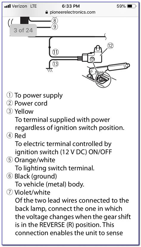 pioneer mvh nex wiring harness diagram