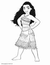 Moana Coloring Pages Printable Princess Print Disney Colouring Characters Cartoon Look Other Ads Google sketch template