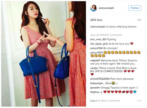 Tiffany Snsd Makes First Post On Instagram Since Social