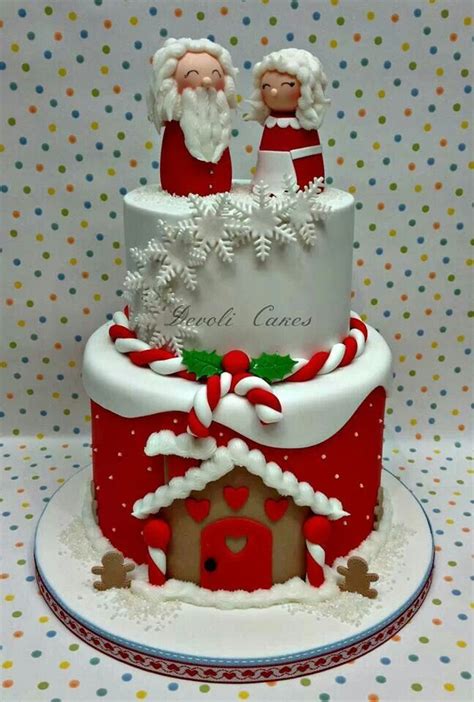 Some Santa Themed Cakes Christmas Themed Cakes