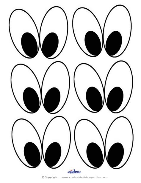 small printable eyes  coloring pages easter crafts halloween