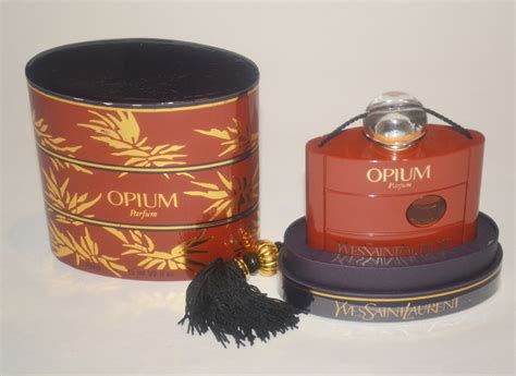 vintage opium parfum  yves saint laurent quirky finds