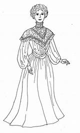 Dress Edwardian Own Available Now Kit sketch template