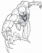 Venom Drawing Anti Colouring Marvel Sketchite Sketches Colorear24 Getdrawings sketch template