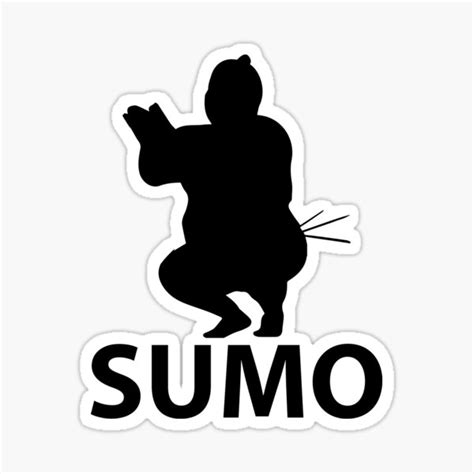 sumo fan stickers redbubble