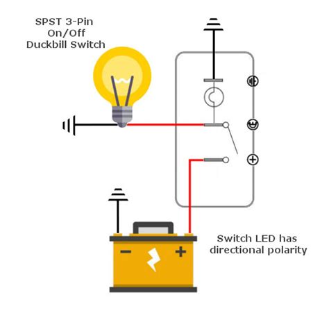 wiring diagram  led rocker switch wiring view  schematics diagram