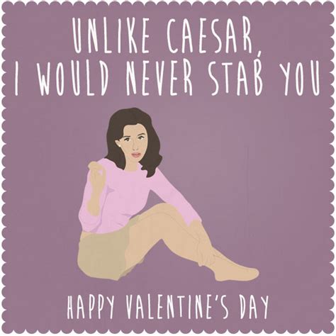 Cult Film Valentine’s Cards Mean Girls Quote