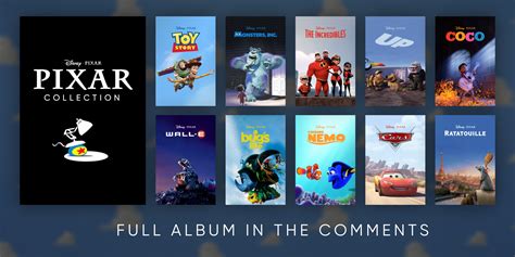 collection complete pixar collection   films collection