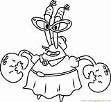 Krabs Betsy Spongebob Squarepants Coloringpages101 sketch template