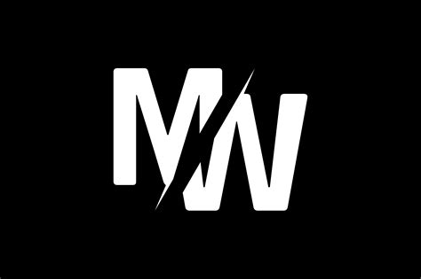 monogram mw logo design graphic  greenlines studios creative fabrica