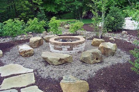 top   fire pit landscaping ideas backyard designs