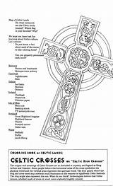 Celtic Coloring Irish Cross Pages Crosses Patrick Designs St Saint Popular Sea Coloringhome sketch template