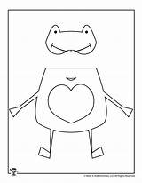 Puppets Frog Puppet Hearted Woojr sketch template