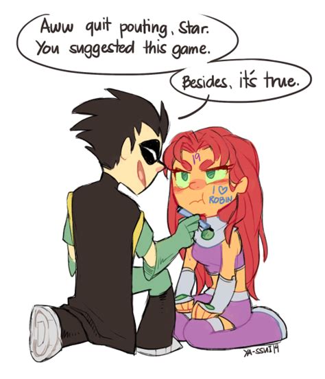 pin en robin y starfire