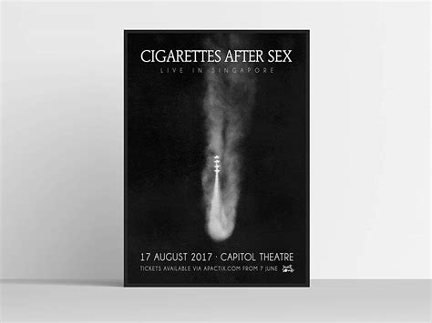 cigarettes after sex poster cigarettes after sex tour