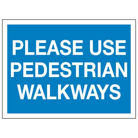 pedestrian walkways linden signs print