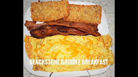 blackstone griddle breakfast recipes omelettes bacon  hash browns