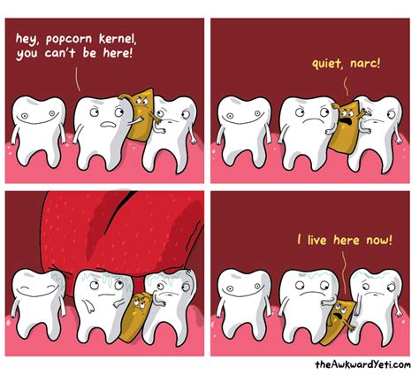 Awkward Yeti Teeth Comics Funny Pictures Awkward Yeti Funny Comics