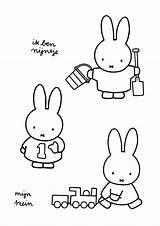 Miffy Coloring Pages Colouring Drawing Picgifs Tv Series Coloringpages1001 Da Gif sketch template