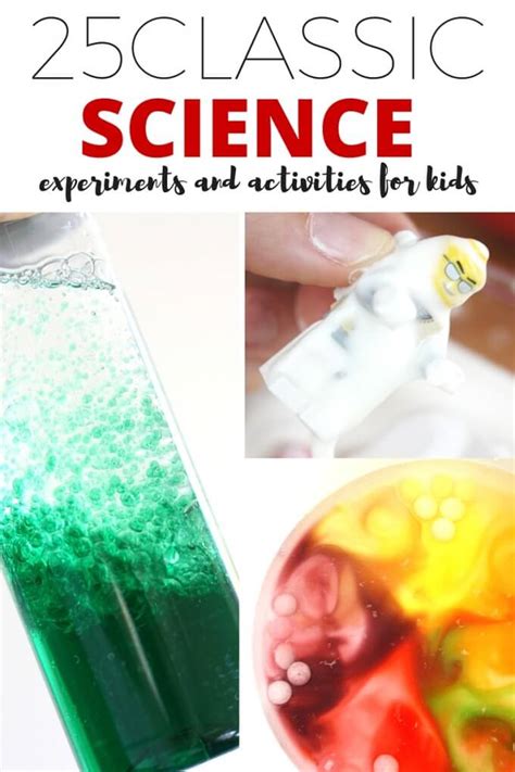 classic science experiments   science activities